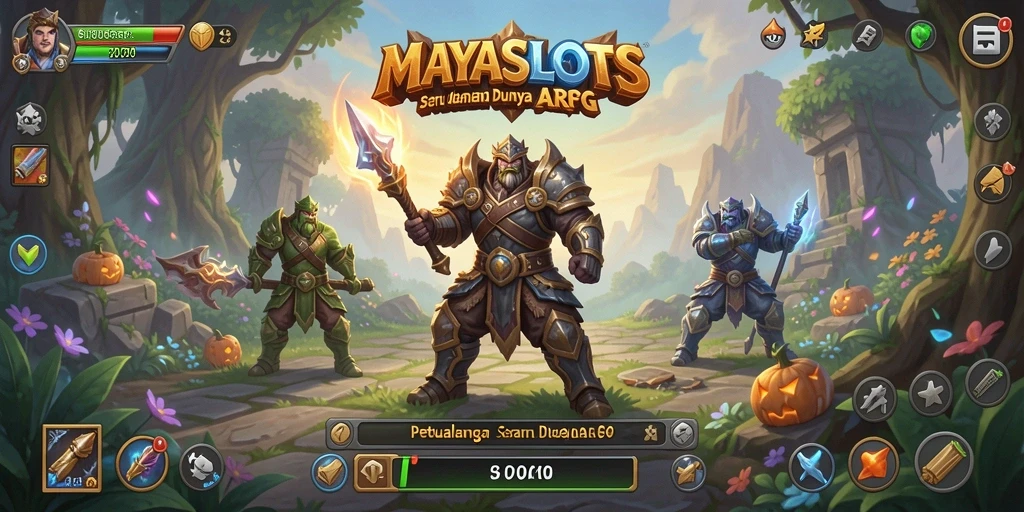Tampilan menakjubkan dari pertempuran epik di MAYASLOTS.