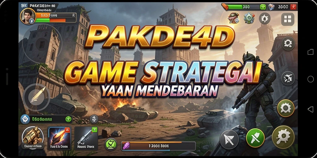 Screenshot gameplay PAKDE4D menampilkan pertempuran strategi yang mendebarkan.