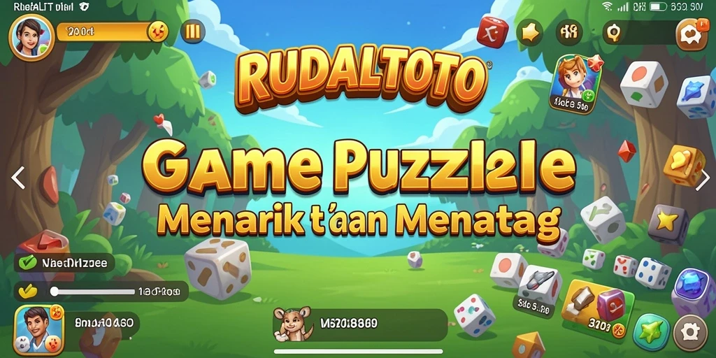 Gameplay menarik RUDALTOTO dengan tantangan puzzle yang seru.