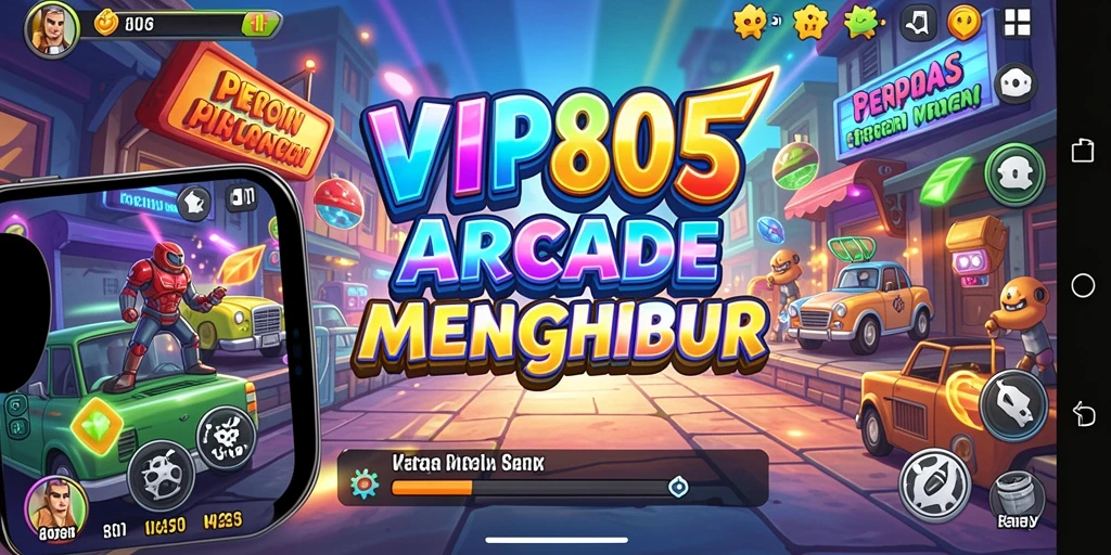 Screenshot utama VIP805 menampilkan aksi gameplay Arcade yang seru dan penuh tantangan.