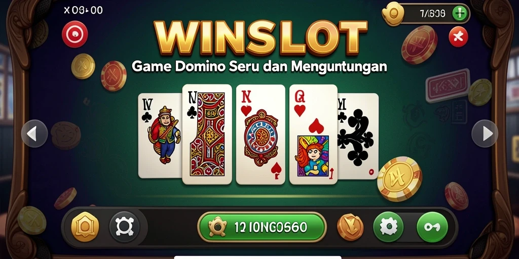 Tampilan gameplay seru WINSLOT dengan berbagai tantangan Domino.